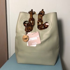 Studio33 Woke Newbie Bucket Bag New Green Pistachio $98